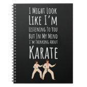 Funny Karate Player Gifts Sport Fighter Matial Art Notitieboek (Voorkant)