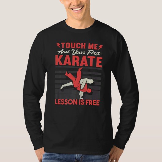 Funny Karate Premium T-shirt (Voorkant)