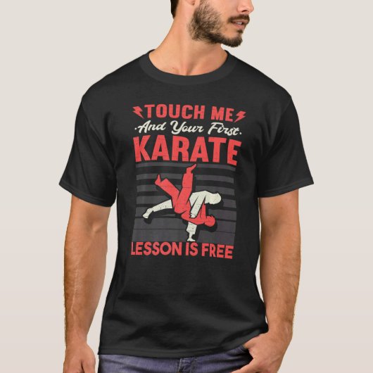 Funny Karate Premium T-shirt (Voorkant)