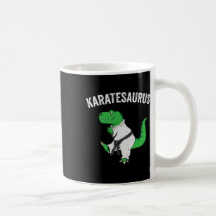 Funny Karate T Rex Dinosaur Cute Dino Martial Arts Koffiemok