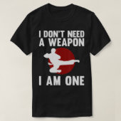 Funny Karate voor mannen, Taekwondo, krijgskunst T-shirt (Design voorkant)