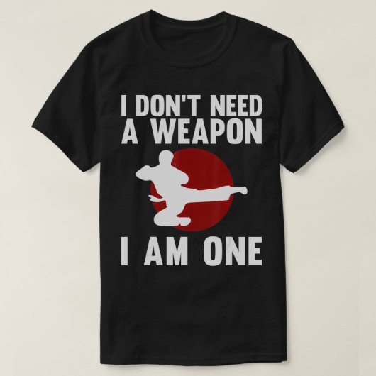 Funny Karate voor mannen, Taekwondo, krijgskunst T-shirt (Design voorkant)