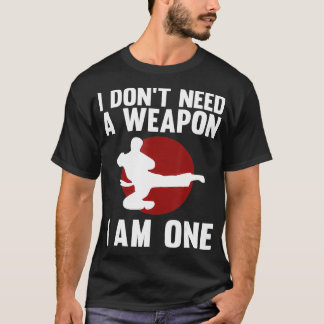 Funny Karate voor mannen, Taekwondo, krijgskunst T-shirt