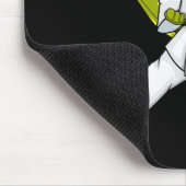 Funny Karatesaurus T-rex Dinosaur Karate Samurai D Muismat (Hoek)