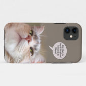 Funny Kat-telefoongeval met jouw naam Case-Mate iPhone Case (Achterkant (horizontaal))