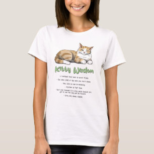 Funny Kat Wisdom T-shirt
