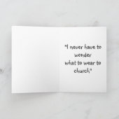 Funny katholieke non cadeaus, "Zuster Gorda" Kaart (Binnen)