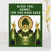 Funny katholieke verjaardag kaart (Gele Bloem)