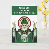 Funny katholieke verjaardag kaart (Gele Bloem)