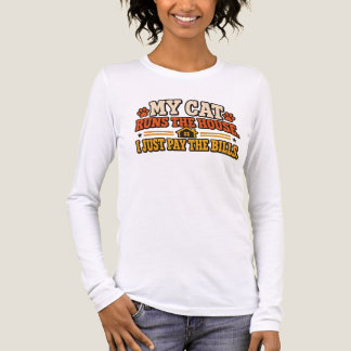 Funny katteneigenaar vintage T-shirt – Mijn kat ru