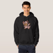 Funny Kawaii Axolotl and Capybara Lover Capybara D Hoodie (Voorkant volledig)