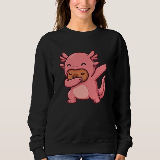 Funny Kawaii Axolotl and Capybara Lover Capybara D Trui (Voorkant)