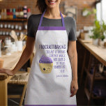 Funny Kawaii Cupcake Sprinkles Procrastibaking Schort<br><div class="desc">Cute en Funny Kawaii Cupcake Sprinkles Procrastibaking Apron - Dit hilarische en schattige kawaii cupcake apron is een absolute "deal bakker". Het bevat de definitie van "Procrastibaking" - de belangrijke kunst van het bakken van cupcakes terwijl je iets anders zou moeten doen. Een coole cadeauoptie voor iedereen die graag creëer...</div>