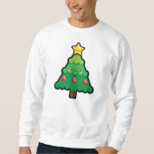 Funny Kawaii kerstboom Mannen Jumper Trui (Voorkant)