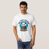 Funny Kawaii Ramen Panda T-shirt (Voorkant volledig)