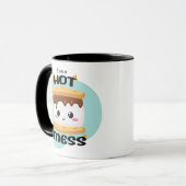 Funny Kawaii S'mores Hot Mess Mok (Voorkant links)
