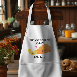 Funny Kawaii Style Mac en Cheese Master Standaard Schort
