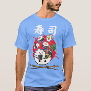 Funny Kawaii Sushi Japans voedselijzenijs Japan T-shirt