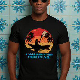 funny Kayak gift,dad mom lover T-shirt