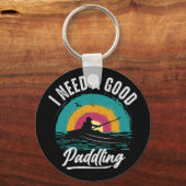Funny Kayak heeft een goede paddling nodig Sleutelhanger (Voorkant)