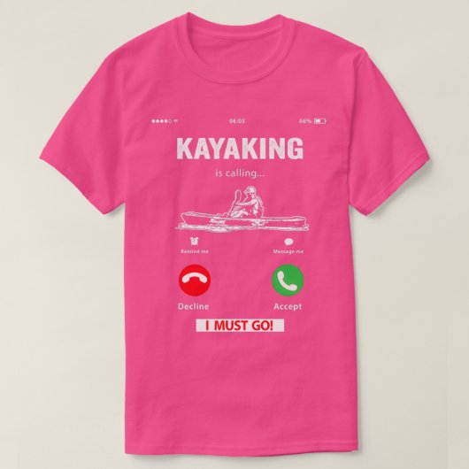 Funny Kayak Kayak Lover Gifts Kayaking Kayaking Gi T-shirt (Design voorkant)