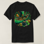 Funny Kayak St Patricks Day Kayaking Kayaker Manne T-shirt (Design voorkant)