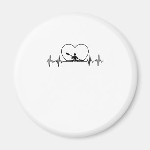 Funny Kayaking Design for Men Women Paddle Boating Magneet