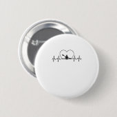 Funny Kayaking Design for Men Women Paddle Boating Ronde Button 5,7 Cm (Voorkant /achterkant)