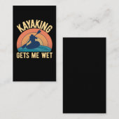 Funny Kayaking Humor Kayak Joke Visitekaartje (Voorkant / Achterkant)