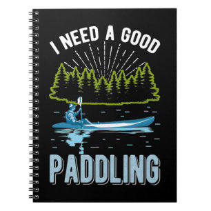 Funny Kayaking Humor Paddling Kayak Jokes Notitieboek