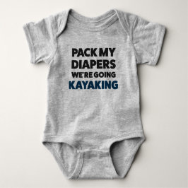 Funny Kayaking Jersey Bodysuit komt uit Baby