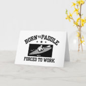 Funny Kayaking Kaart (Gele Bloem)