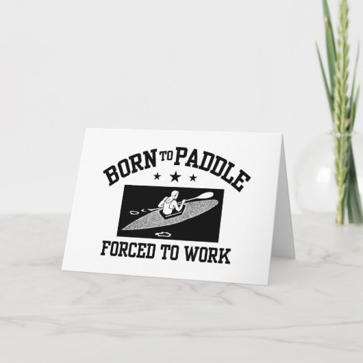 Funny Kayaking Kaart (Voorkant)