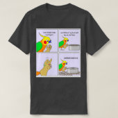 Funny kea parrot Design 3 T-shirt (Design voorkant)