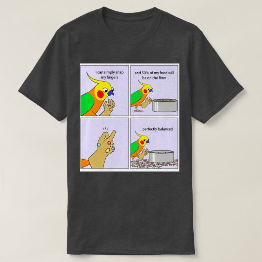 Funny kea parrot Design 3 T-shirt (Design voorkant)