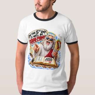 Funny Kebab Vrijdag T-Shirt Op de 5e Dag