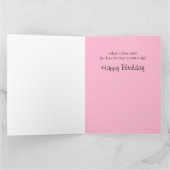 Funny Keep Calm and Eat Cake Giant Birthday-kaarte Kaart (Binnen)