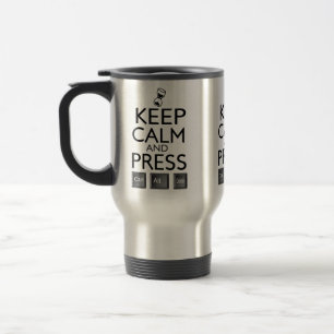 Funny Keep Calm en Press Control Alt and Delete Reisbeker