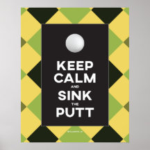 Funny Keep Calm Golf