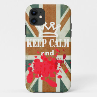 Funny Keep Calm iphone 5-behuizingen Case-Mate iPhone Case