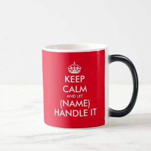 Funny Keep Calm kleurveranderende morphing-mok Magische Mok