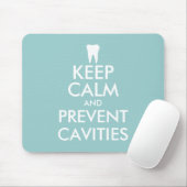 Funny Keep Calm Mousepad for dental care office Muismat (Met muis)