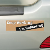 Funny Keep Honking Bumpersticker auto Humoureus (Op auto)