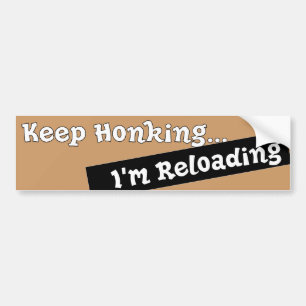 Funny Keep Honking Bumpersticker auto Humoureus