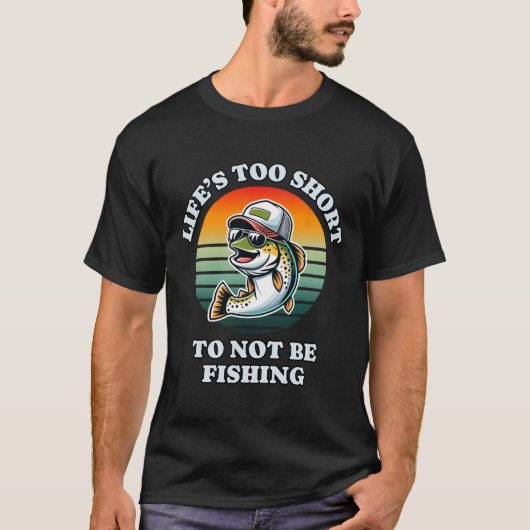 Funny Keep On Vist Fun Chill Forel Visser T-shirt (Voorkant)