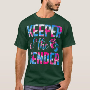 Funny Keeper van de Gender Tie Dye Gender onthulli T-shirt