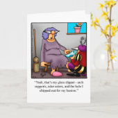 Funny Keeping In Touch Spectickles Wenskaart Kaart (Gele Bloem)