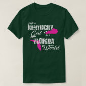 Funny Kentucky Shirten Gewoon een Kentucky meisje T-shirt (Design voorkant)