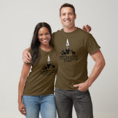 Funny Kenyan, dorpsidioot tegen Obama T-shirt (Unisex)