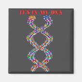 Funny Ker Player Texas Holdem Casino Ker  Magneet (Voorkant)